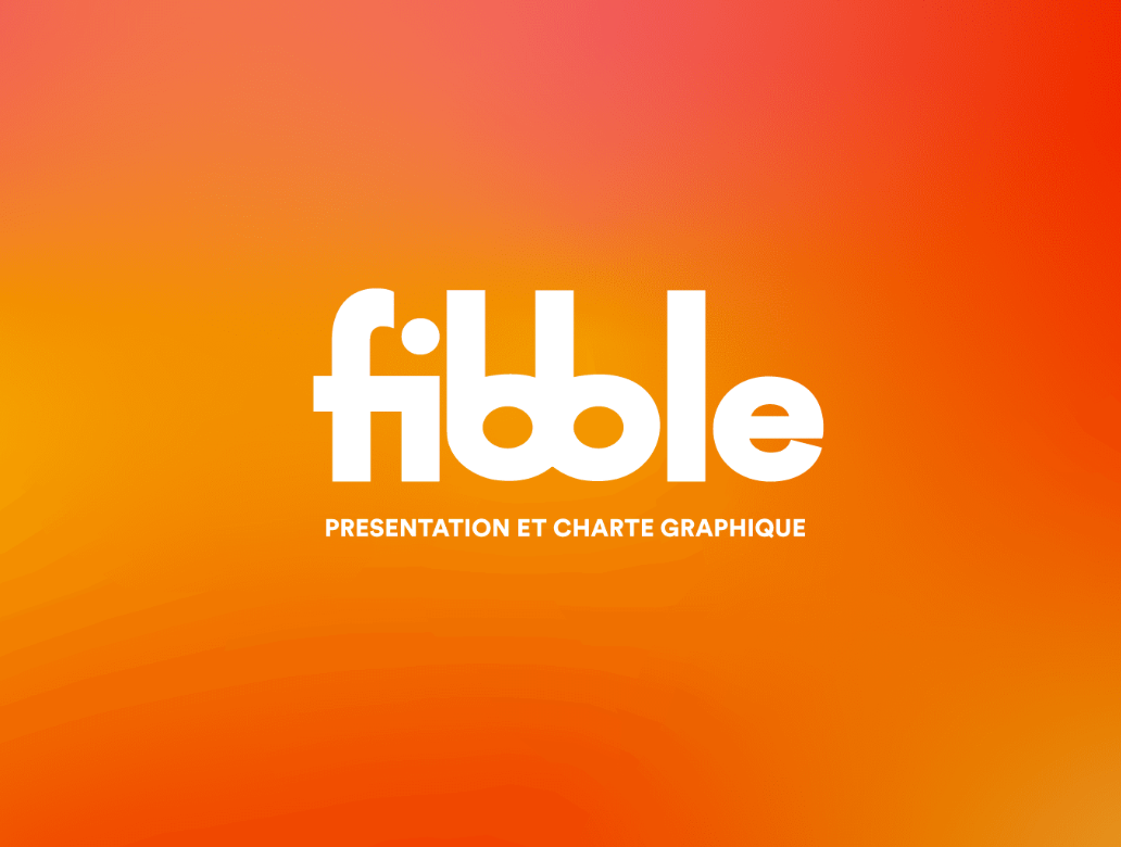 Identité visuelle par Prisme Agency pour Fibble