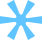 Logo étoilé de Prisme Agency, représentant la créativité